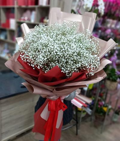 Букет цветов из: Гипсофила в Сретенске