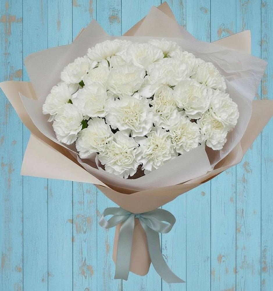 Букет цветов из: Гвоздики в Сретенске