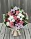 Букет цветов из: Альстромерии, Гвоздики, Розы и Хризантемы в Сретенске