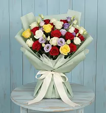 Букет цветов из:  Розы в Сретенске