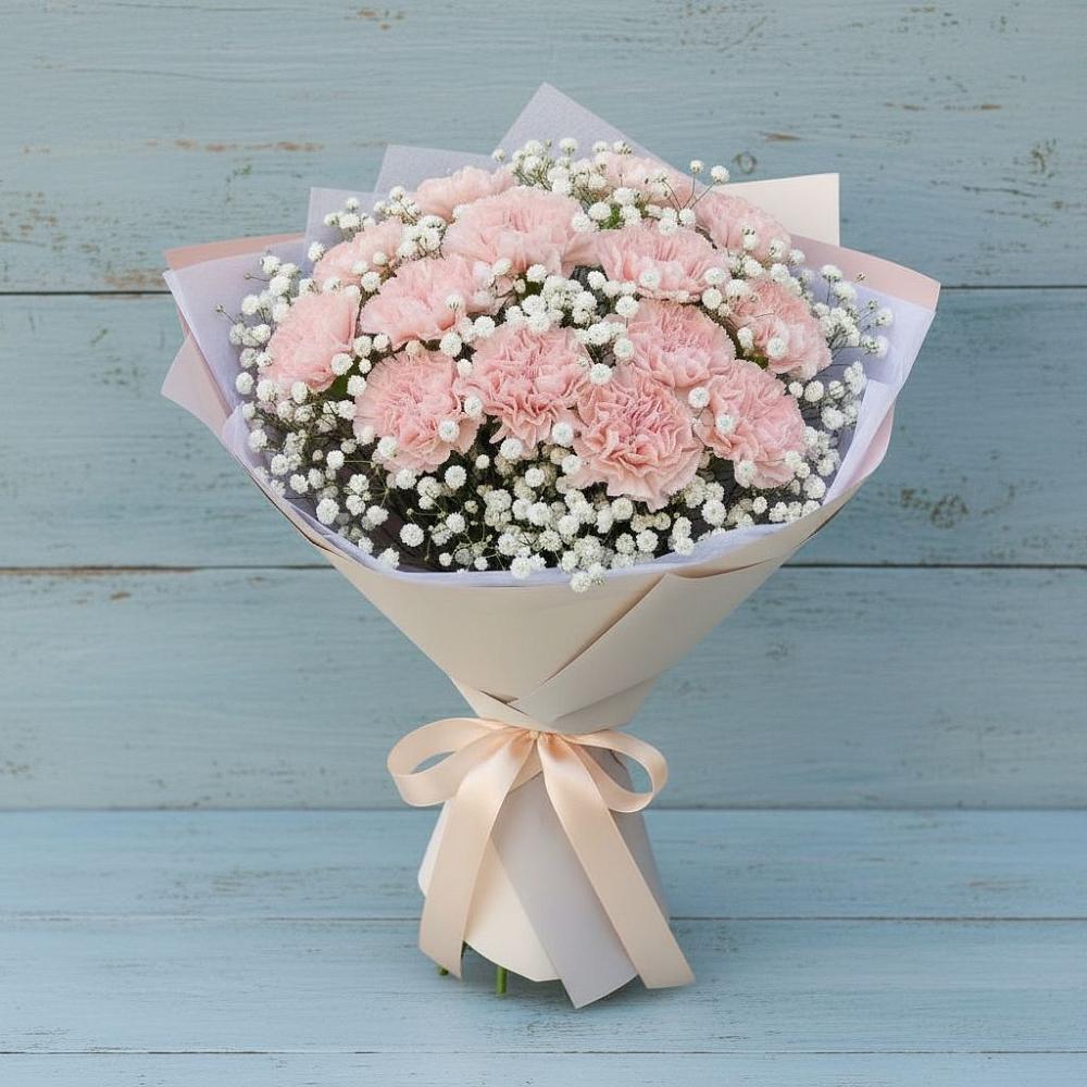 Букет цветов из: Гвоздики в Сретенске