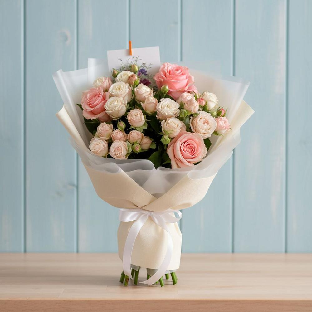 Букет цветов из: Розы в Сретенске