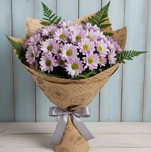 Букет цветов из:  Хризантемы #REPLACE_PRED# Сретенске
