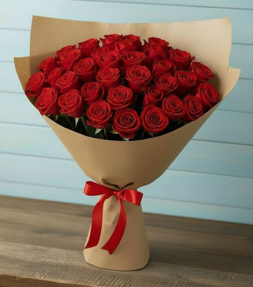 Букет Красные розы Милано в Сретенске