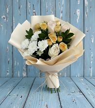 Букет цветов из:  Розы и Хризантемы в Сретенске