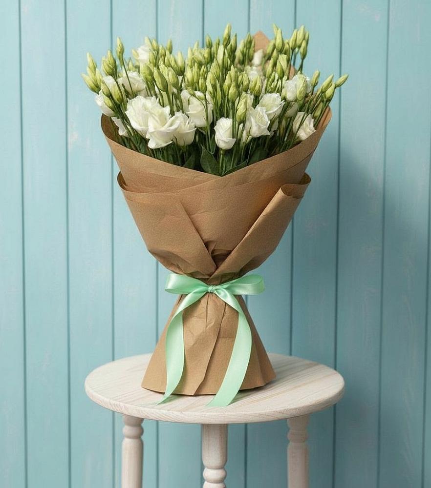 Букет цветов из: Лизиантусы в Сретенске