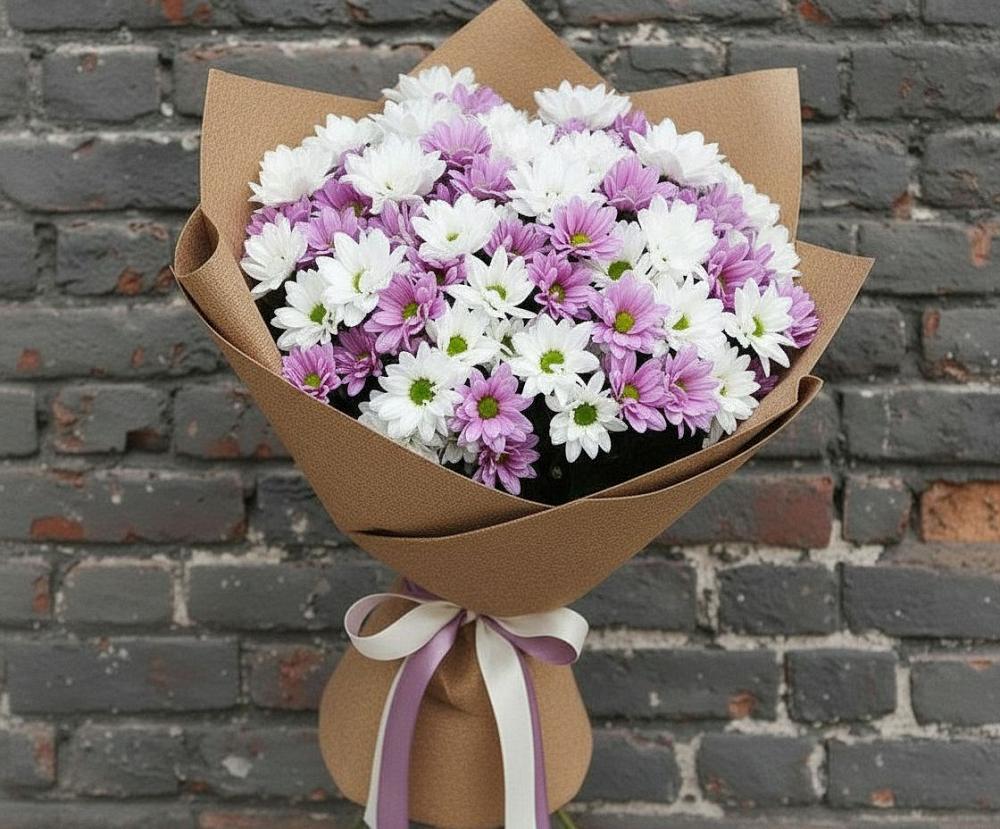 Букет цветов из: Хризантемы в Сретенске