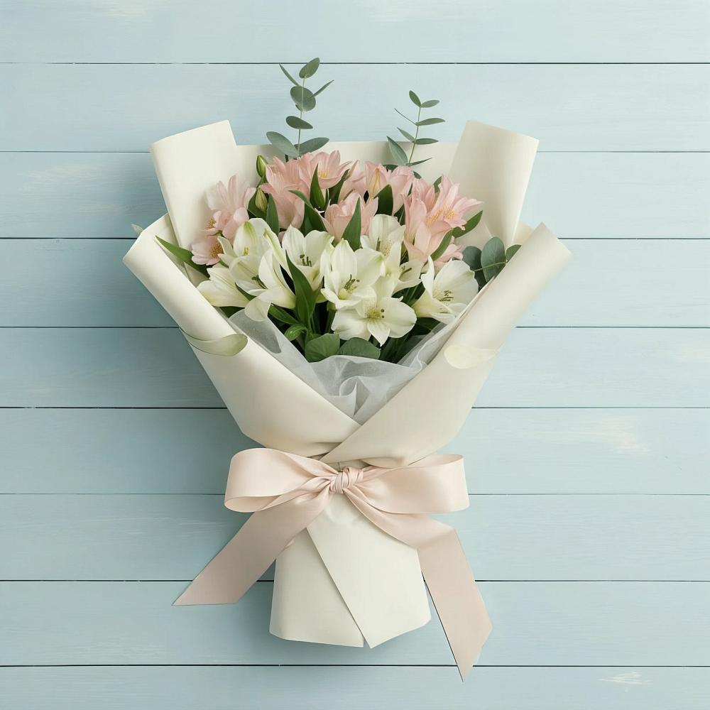 Букет цветов из: Альстромерии в Сретенске